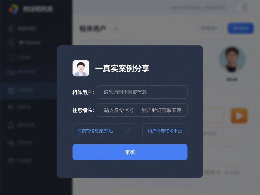 一个真实案例分享：某用户在填写信息时未注意细节，错