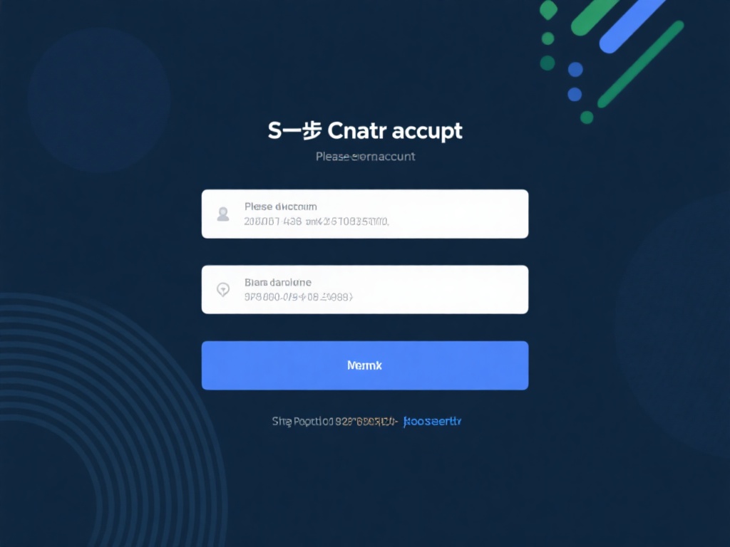 第一步，创建账户。请确保在注册时填写准确无误的信息