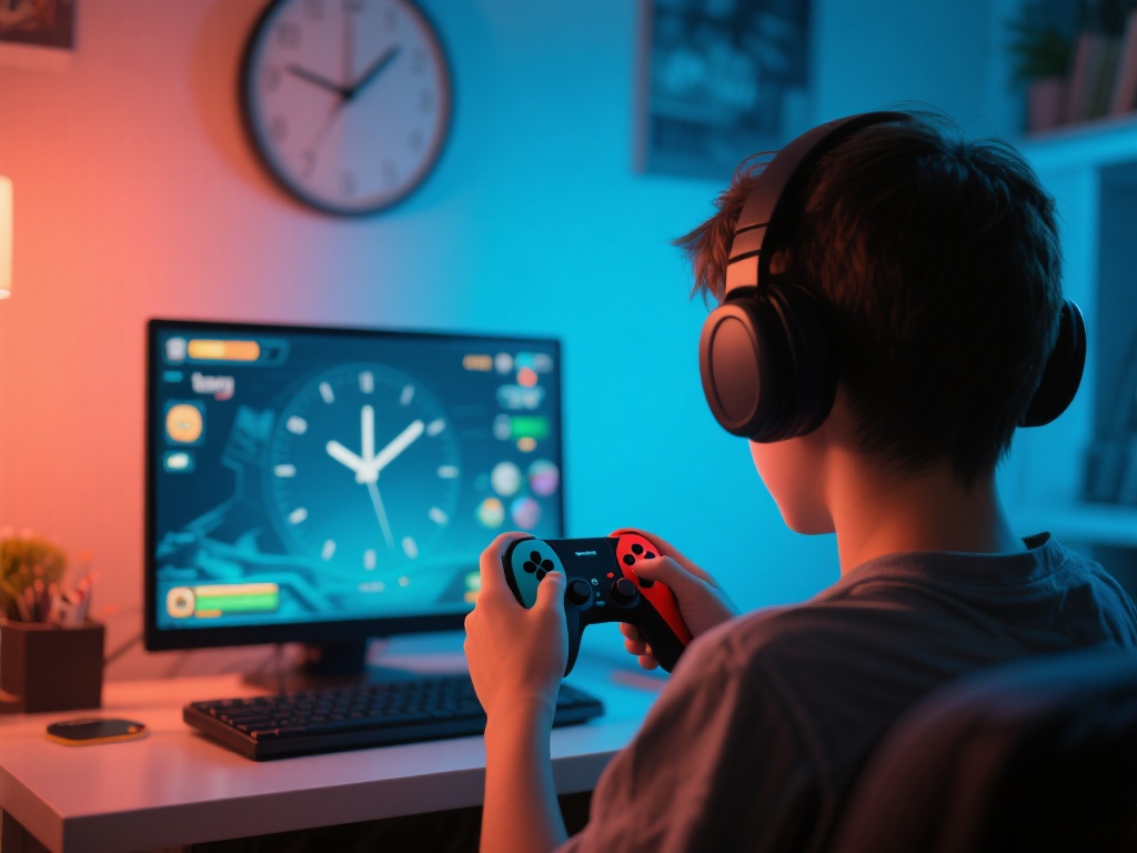 玩游戏很容易让人忘记时间，因此合理规划和管理游戏时