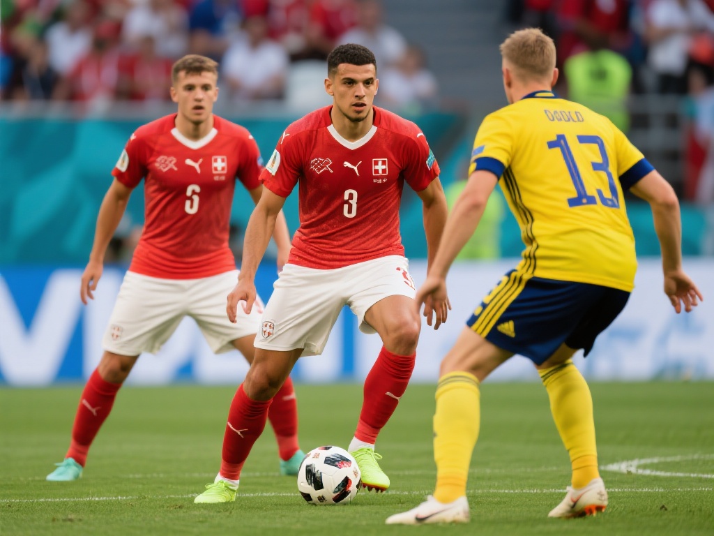 与瑞典注重防守不同，瑞士队以战术多变和攻守平衡为特